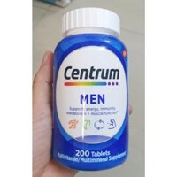 date 3/26 - Vitamin tổng hợp cho nam giới Adults Centrum Men hộp 200 viên từ Mỹ dưới 50