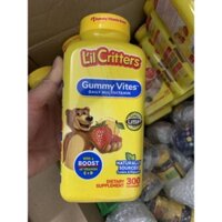 [Date 4/2026] Kẹo dẻo gấu bổ sung Vitamin L'il Critters Gummy Vites 300 viên, immunce C 290viênt