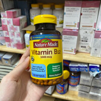[DATE 4/2026] Viên uống Bổ Sung Vitamin B12 Nature Made 1000mcg - 400 viên của Mỹ
