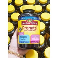 date 4/25- Vitamin Tổng Hợp Cho Bà Bầu Nature Made Prenatal Multi DHA 150 Viên Từ mỹ Bổ Sung Vitamin Khoáng Chất