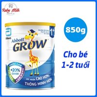 [Date 5.2026] Sữa Bột Abbott Grow 1+ lon 850g Cho bé 1-2 tuổi