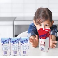 Date 6/2025-Thùng 24 hộp 200ml sữa tươi Nguyên Kem Pháp Promess không đường nhập khẩu