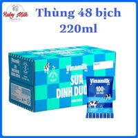 [Date 6.2025] Thùng 48 bịch sữa tươi Vinamilk 220ml