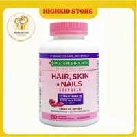 Date 6/2026 - Viên Uống Đẹp Da, Tóc, Móng 250 viên Nature's Bounty HAIR SKIN NAIL / NAILS