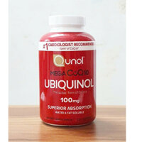 date 6/27 - Bổ tim mạch Mega Coq10 Ubiquinol 100mg 120 viên Qunol từ Mỹ