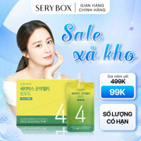 (Date 6/6/2025) Thạch Giảm Cân Sery Box Konjac Jelly Vị Đào, Nho Xanh Hộp 10 Gói Giảm Mỡ Máu, Mỡ Nội Tạng, Mỡ Dưới Da