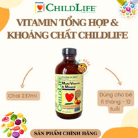 [Date 7-8/2026]Vitamin Childlife Multivitamin & Mineral bổ sung vitamin và khoáng chất cho bé [Bay Air - Chính Hãng]