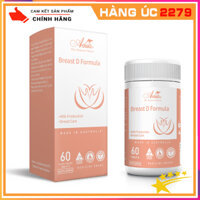 |DATE 8-2025|Viên Uống Lợi Sữa Aussia Breast D Formula  Của Úc Hộp 60 Viên - Hàng Úc 2279