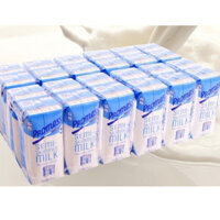 Date 8/2025-Thùng 24 hộp 200ml sữa tươi ít béo Promess không đường nhập khẩu Pháp.