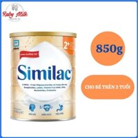 [Date 8.2026] Sữa bột Similac 5G số 2+ Lon 850g (cho bé 2-6 tuổi)