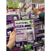 (date 8/2026) Viên kẹo ngậm ngủ ngon Natrol Melatonin Sleep 5mg 250 viên của Mỹ MẪU MỚI