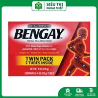 Date 8/26 Dầu nóng BENGAY Ultra Strength Kem xoa bóp giảm đau nhức xương khớp của Mỹ chính hãng