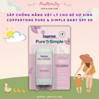 [Date 8/26] Sáp chống nắng vật lý cho bé sơ sinh Coppertone Pure & Simple Baby SPF 50