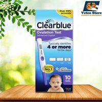 DATE 9.2025 Que Thử Rụng Trứng Điện Tử Clearblue Advanced Digital 4-OR-MORE (Set 10 que) của Úc