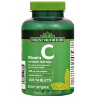 [DATE 9/2025] Vitamin C 500 mg 200 VIÊN Finest Nutrition ( TT NATURE MADE Kirkland )