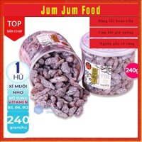 Date dài Xí Muội Nho Muối Sweet House (Ô Mai Sweet House) 240g - Đài Loan jumjumfood