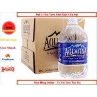 DATE LUÔN MỚI - Thùng 4 Chai Nước Suối Tinh Khiết Đóng Chai Aquafina Chai Nhựa 5L