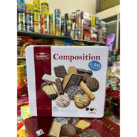 [Date Mới 11/2025]Bánh Quy Socola Lambertz Composition Đức Hộp 1 Kg