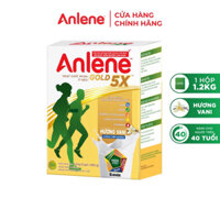 (Date mới 2026)  Sữa bột Anlene Gold 5X hương vani hộp 1,2kg- có ship hỏa tốc HCM