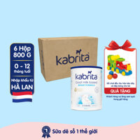 [DATE MỚI 2026] Thùng Sữa dê Kabrita số 1 - 6 Lon 800g