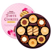 [DATE MỚI 30/06/2025] Bánh Quy Torte Bourbon Hộp Thiếc (60 Cái) 310.8G