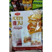 [DATE MỚI] Bánh Cracker Merry Kenju Nougat Vị Kem Sữa Dẻo 186g