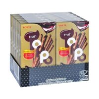 [Date Mới]' Bánh que Toppo Lotte hương cacao nhân socola, lốc 10 hộp, 40g - MM