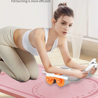 (Date mới) Bánh xe tập bụng Tự động phục hồi cuộn cơ bụng Bánh xe cơ bụng nam và nữ Bài tập bụng th