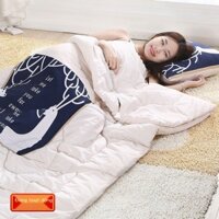 (Date mới) Chăn gối đa năng chăn gối ngủ xe hơi chăn mát mùa hè gối đệm ô tô chăn điều hòa chăn gối