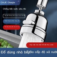 (Date mới) Chaojie vòi chậu rửa bát nối dài vòi đa năng chống bắn tung tóe vòi sen đa năng khớp