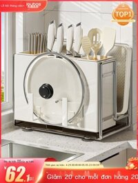 (Date mới) Giá để đồ nhà bếp trợ giúp tốt nhất, giá để dao, giá để đồ tích hợp, dao làm bếp, thớt,