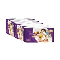 [DATE MỚI] Giấy vệ sinh EMos Premium tím 2 lớp lốc 10 Cuộn