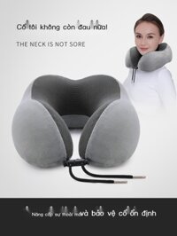 (Date mới) Gối chữ U gối kê cổ đặc biệt gối kê cổ Memory Foam gối cổ máy bay gối ngủ trưa gối du lị