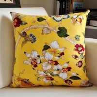 (Date mới) Gối ôm đơn giản kiểu Trung Quốc gối tựa sofa đệm tựa đầu giường đệm tựa lưng xe hơi gối