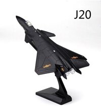 (Date mới) Hàng Không Máy Bay Tiêm Kích Thế Hệ Thứ Năm J-20 F22 Hợp Kim Kéo Máy Bay Mô Hình Quân Sự