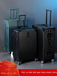 (Date mới) Khung nhôm có khóa kéo Vali cao cấp 30 inch sinh viên dung tích lớn chắc chắn hộp đựng m