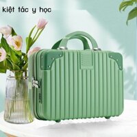 (Date mới) Mingdian MEDD Vali Cưới Lưu Niệm Lưu Trữ Di Động Đựng Mỹ Phẩm 14-Inch Vali Nhỏ Du Lịch H