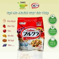 [Date Mới] Ngũ Cốc Calbee Đỏ Hoa Quả Sấy Khô 750g (Nội Địa Nhật Bản)