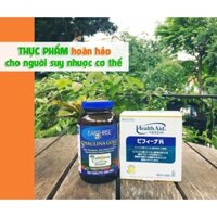 [DATE MỚI NHẤT] Combo cho người gầy: Tảo Mặt Trời Earthrise Spirulina Gold Plus + Men vi sinh Bifina R Nhật bản 60 gói