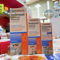 [Date mới nhất] Siro ho đờm Ratiopharm Ambroxol 100ml, 250ml, tinh chất 50ml