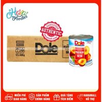 [DATE MỚI NHẤT] Thùng 12 Lon Đào Tươi Đóng Lon Dole 820gr