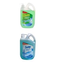 [DATE MỚI] Nước rửa chén Suzy muối biển / bạc hà có vòi 2.1kg