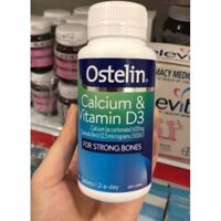 [Date mới] Ostelin Calcium & Vitamin D3 130 viên - Canxi cho bà bầu