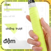 (Date mới) Pu Rui 7C Vợt Cầu Lông Cao Su Tennis Thấm Hút Mồ Hôi Băng Dính Dẹt Nhựa Cần Câu Tay Cầm