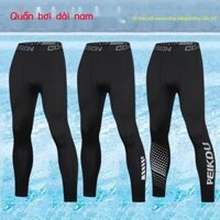 (Date mới) Quần bơi nam quần dài Bộ đồ bơi Bộ đồ bơi dài tay đồ bơi chống nắng và bối rối cho bé tr