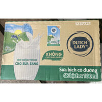 (Date mới )Sữa bịch tiệt trùng Cô Gái Hà Lan có đường 180ml*48 bịch- ship hoả tốc HCM)