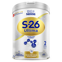 DATE MỚI- Sữa Bột Nestlé S-26 ULTIMA 2 (S26) 750G từ Thụy Sỹ với hợp chất NUTRILEARN® CONNECT chứa Sphingomyelin và DHA