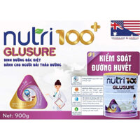 Date mới - Sữa bột Nutri 100+ Glusure lon 900g