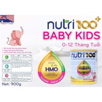 (Date mới) Tặng quà cực xịn cho bé -  Sữa bột Nutri 100+ baby kids lon 900g