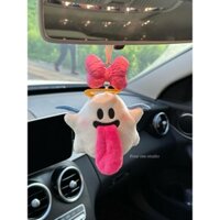 (Date mới) Thiên Thần Dễ Thương Xe Treo Gương Chiếu Hậu Mặt Dây Chuyền Sang Trọng Mặt Dây Chuyền Dễ